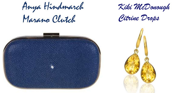Irish Guard June 2011 Anya Hindmarch Marano Clucth, McDonough Citrine Drops