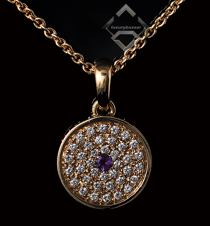 Asprey_18K_Yellow_Gold_and_Diamond_Button_Pendant_Necklace_2-1