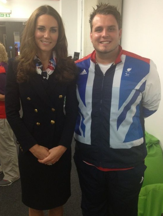 Kate Paralympics via AledDavies2012 twitter Navy Pucci After Ceremony