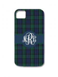 Black Watch Plaid iPhone Case
