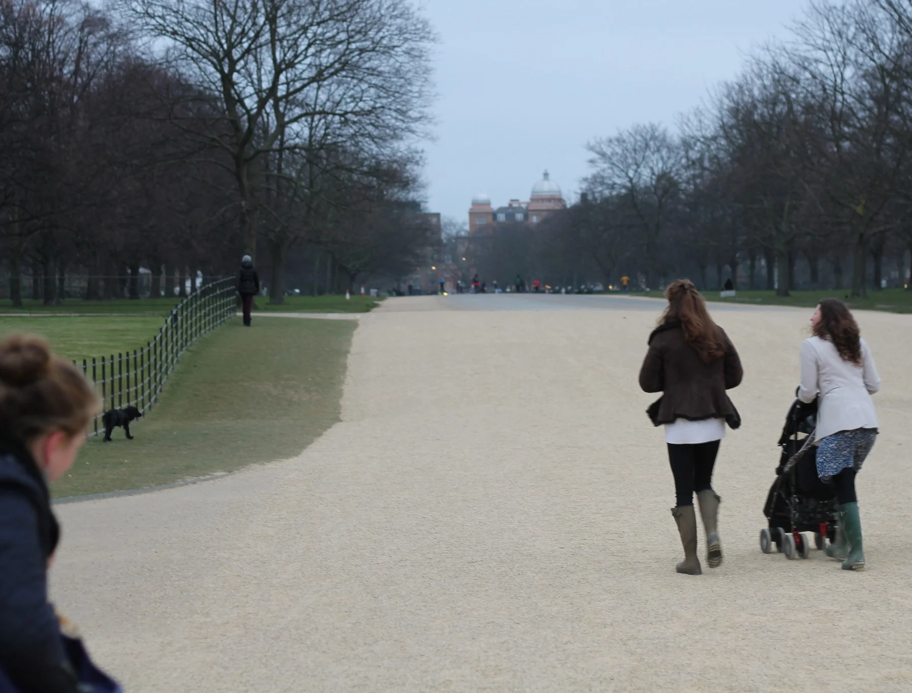 Kate Kensington Gardens Lupo Walk February 25, 2013 Courtesy WKW FB Friend Jennifer