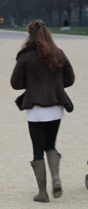 Kate Walking Lupo Hyde Park February 25, 2013 2-25-13 Thx to Jennifer's Sister