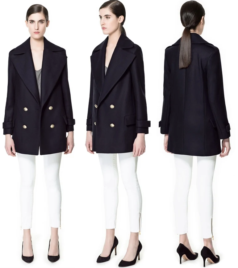 Zara Short Military Coat