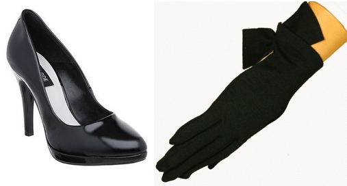 kate Episode Angel Heel Iso and Cornelia James Black Gloves