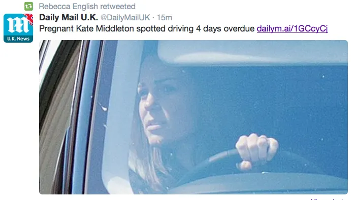 Kate middleton driving