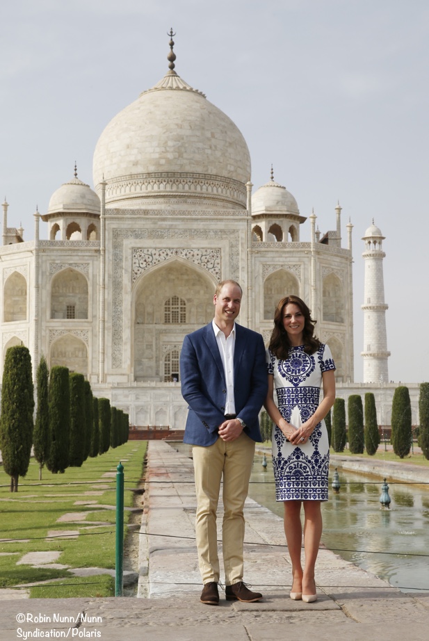 Kate and William at Taj Mahal