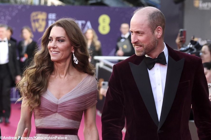 Kate Will Closeup Medium BAFTAs Pink Gucci Gown Feb 22 2026 KP | Imperial Wire