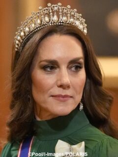 The Princess Wears Andrew Gn Gown & Lover&rsquo;s Knot Tiara for Nigeria State Dinner