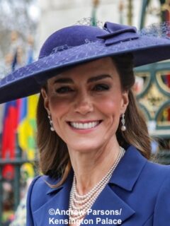 The Princess Wears Catherine Walker for Commonwealth Service