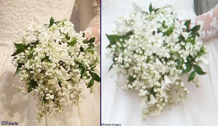 Kate Middleton Royal Wedding Bouquet Closeups April 29 2011