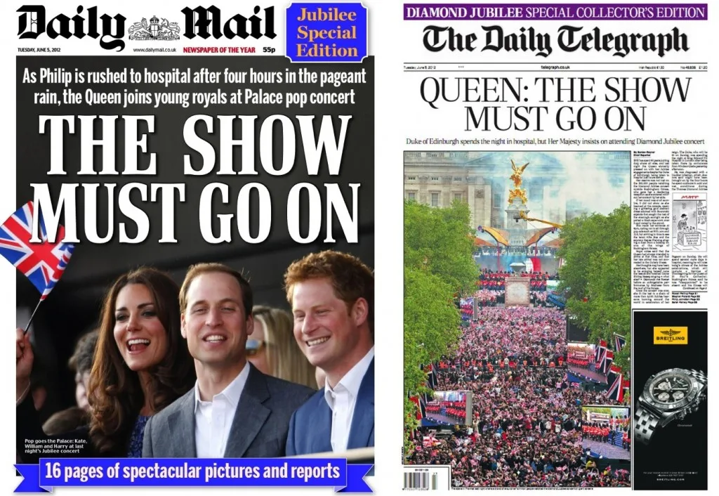 The Daily Mail/The Telegraph