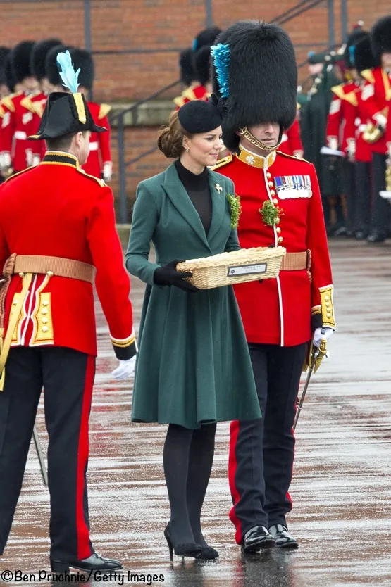 Trend buyer wooden William & Kate Celebrate St. Patrick's Day with the Irish Guards – What  Kate Wore