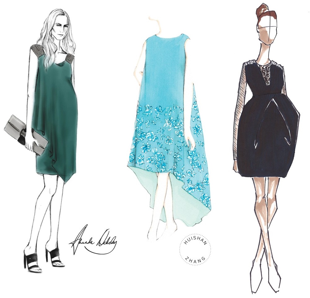 Amanda Wakeley, Huishan Zhang, Vera Wang Courtesy Images via Women's Wear Daily