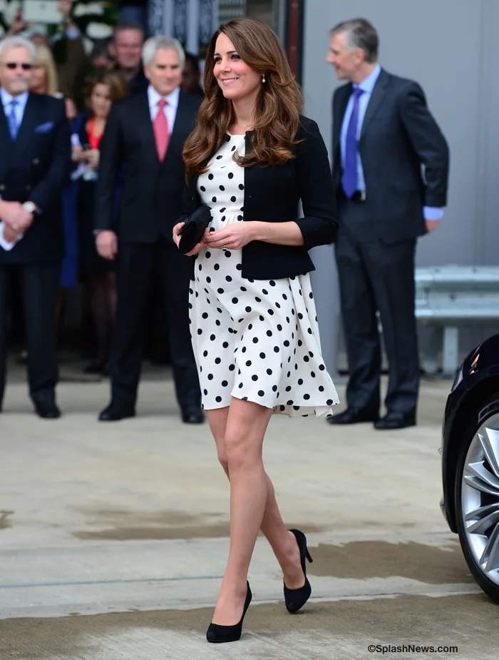 Kate Middleton Polka Dot Topshop Dress