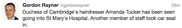 Gordon Rayner, Chief Reporter The Daily Telegraph Twitter 