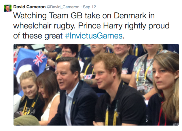 David Cameron Twitter