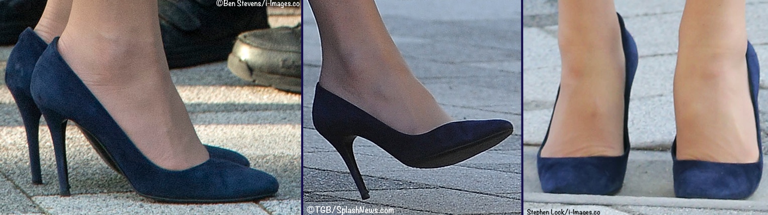 Kate Middleton McQueen heels suede