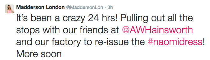 Madderson London Twitter Feed
