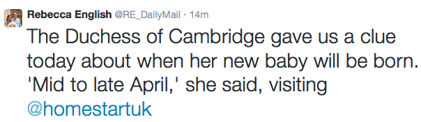Rebecca English, The Daily Mail & MNail Online Twitter (@RE_DailyMail)