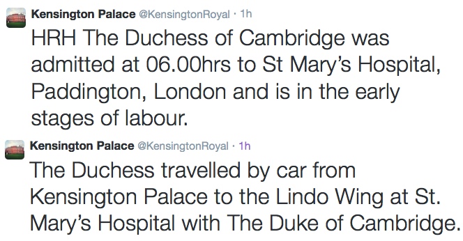 Kensington Palace Twitter 