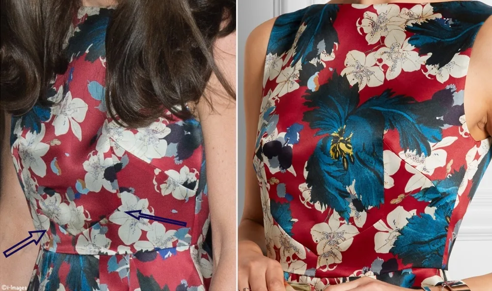 Kate Middleton 100 Women Hedge Funds Erdem Alouette Evening Gown
