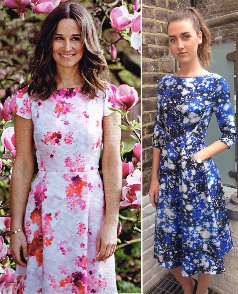 Pippa Middleton Tabitha Webb Dress and Model in Meg Space Print – What ...