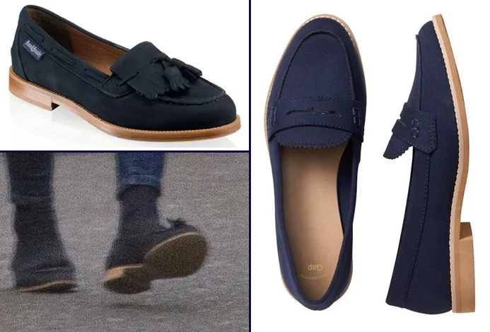 RepliKate for Russell Bromley Chester Gap Factory Faux Suede Tapestry Navy Jan 21 2017
