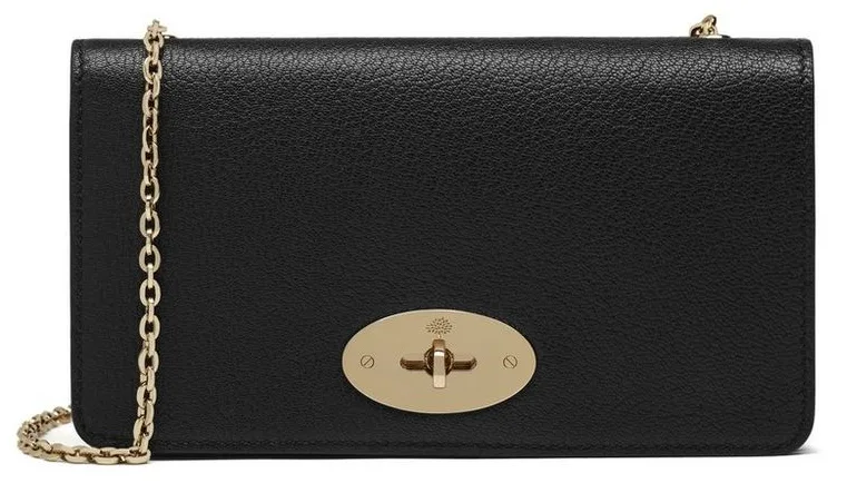 Mulberry Bayswater Black Leather Clutch