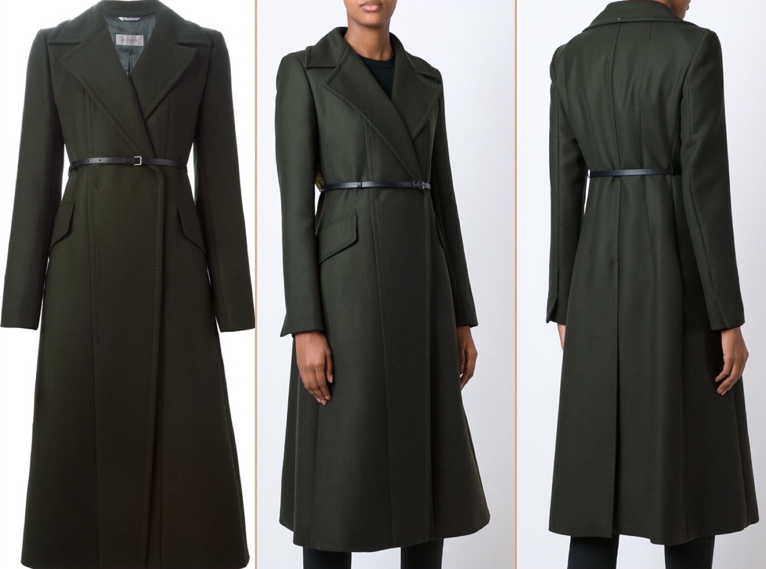 sportmax green coat