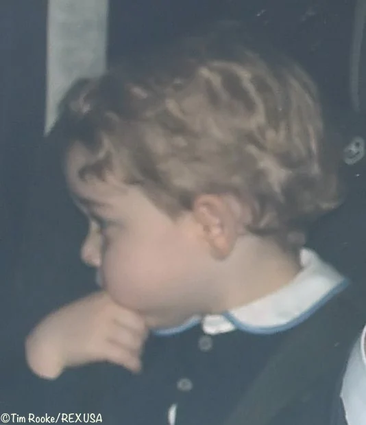 Prince George Arriving Queen's Christmas LunchDecember 16 2015 Rex Rookie