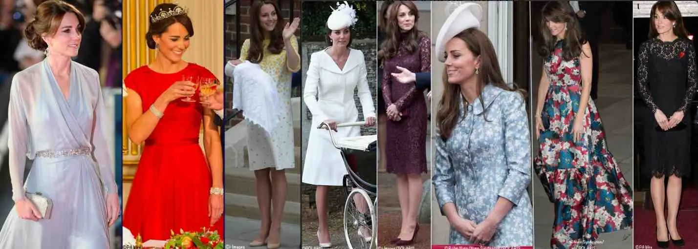 Kate 2015 Special Occasion dress Poll all 8 Pix