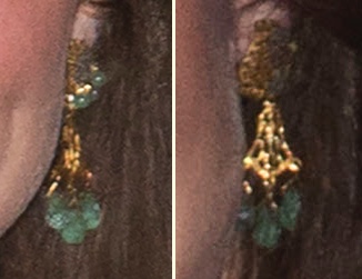Kate Kaziranga Earrings Gold Green April 12 2016