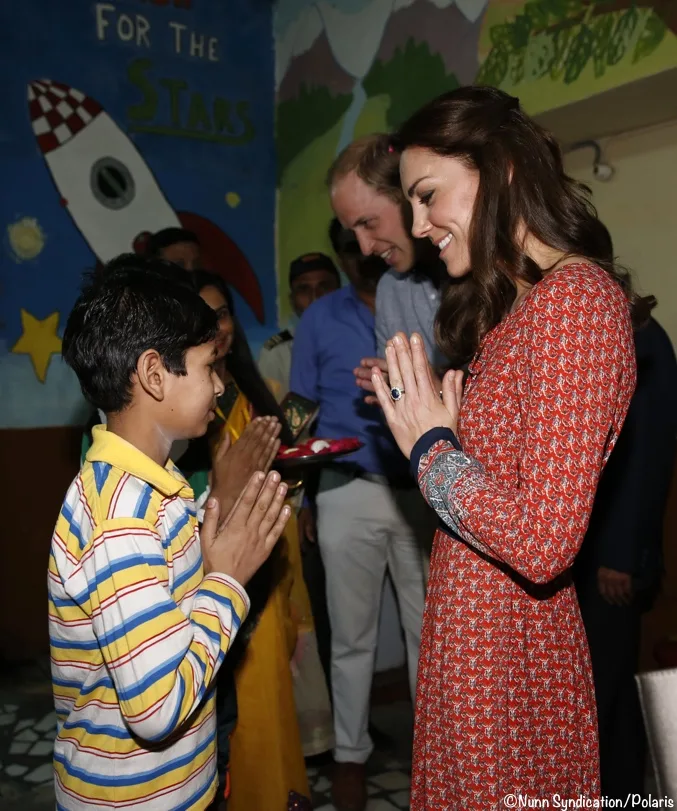 Will and Kate visit street children in India