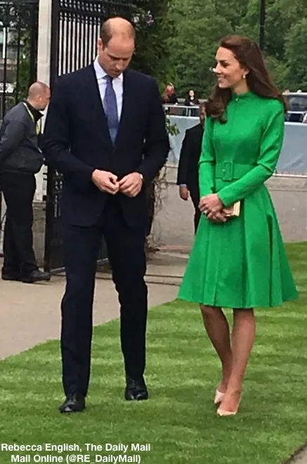 Kate Middleton Green Catherine Walker Coatdress Coat Dress Chelsea Flower Show 2016