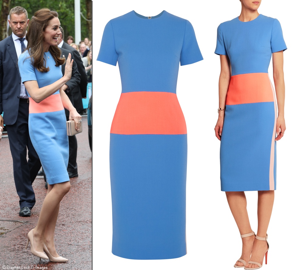 A New Roksanda Ilincic Frock for Patron’s Lunch on The Mall – What Kate ...