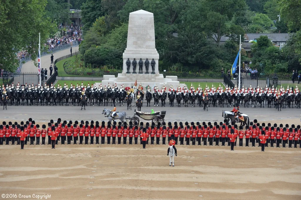 PRECISION, SPLENDOUR, DISCIPLINE and EXCELLENCE BRITAIN’S TROOPS CELEBRATE THE 90th BIRTHDAY OF THEIR QUEEN