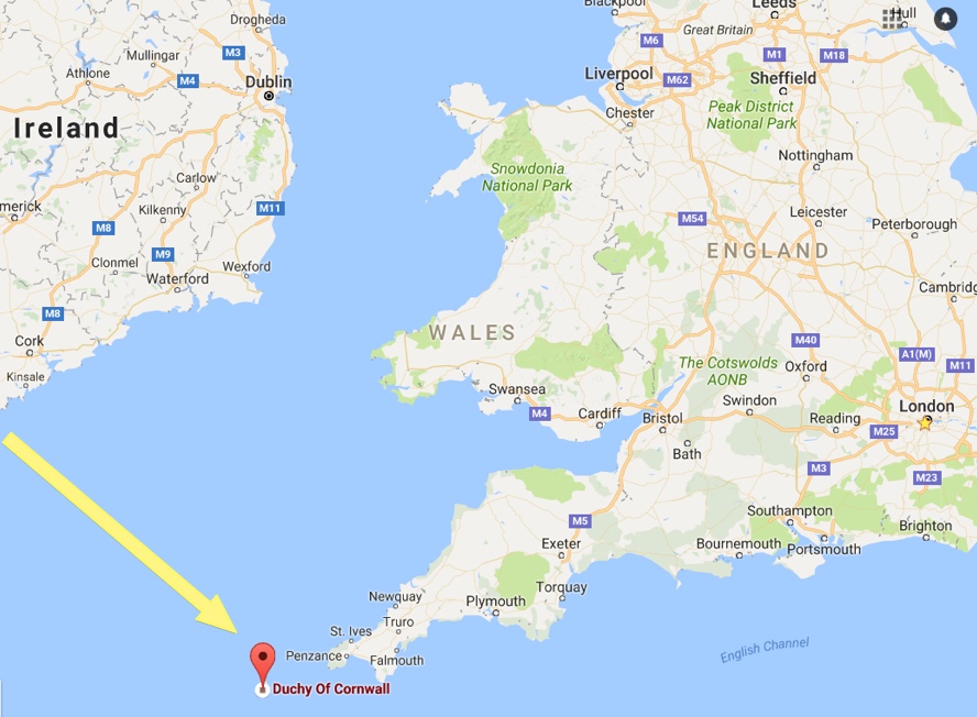 Map Of The Duchy Of Cornwall Duchy Cornwall Isles Scilly Google Map August 19 2016 – What Kate Wore