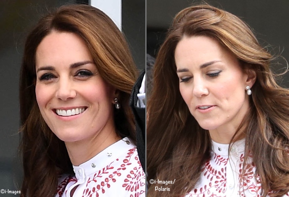 It’s Red & White Alexander McQueen for the Duchess on Day Two of Tour ...