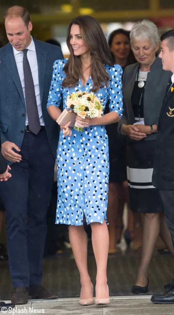Kate Middleton Blue Altuzarra Dress