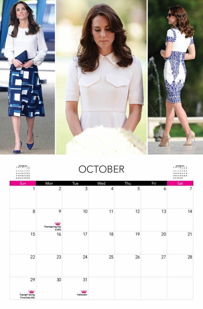 New Engagements for Kate & the 2017 What Kate Wore Calendars What