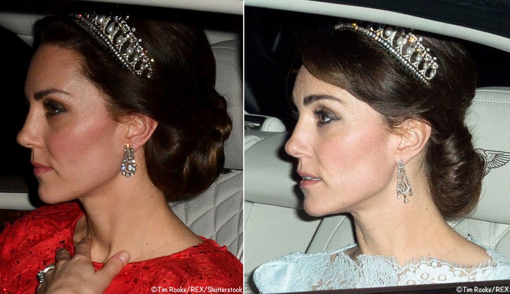 Pictures Kate Middleton Duchess Cambridge Lover's Knot Tiara