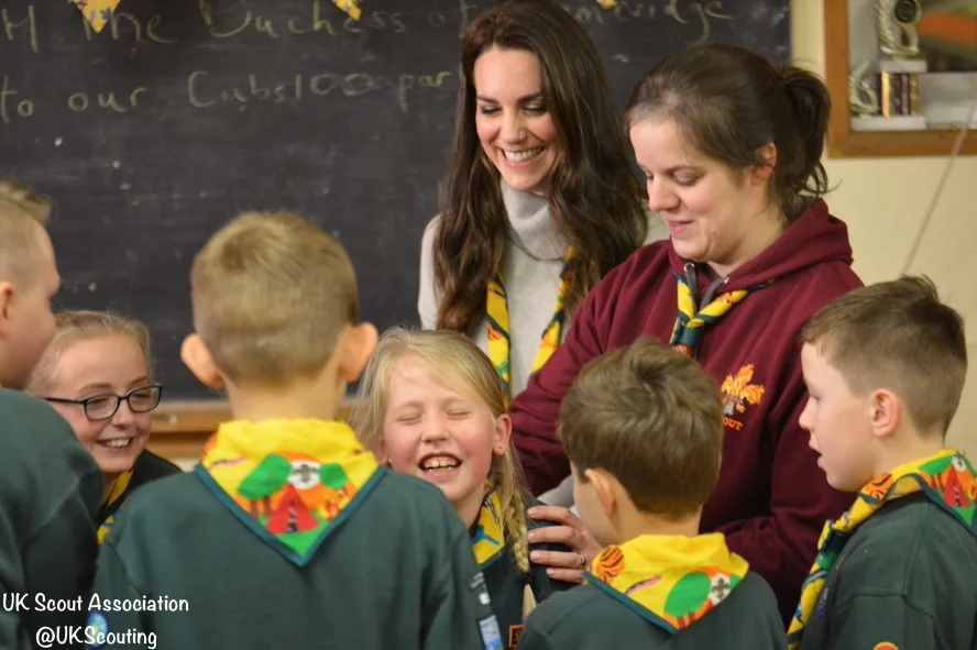 UK Scout Association Duchess Cambridge