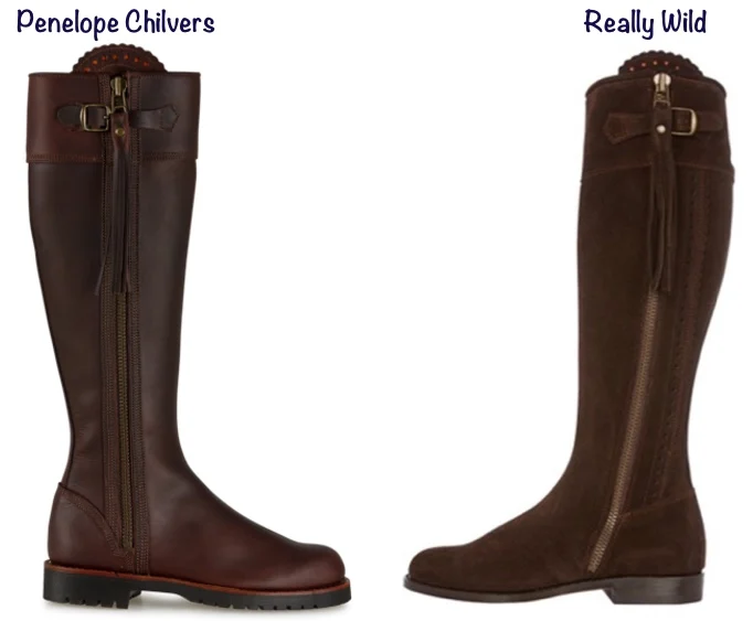 Penelope Chilvers Really Wild boots Differences Kate Middleton