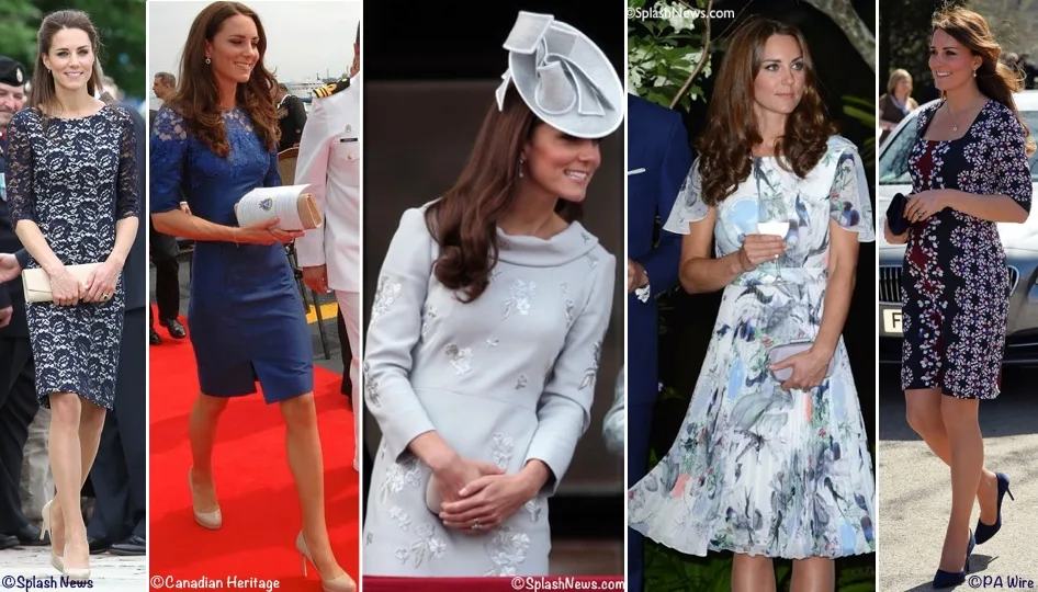 Duchess Cambridge Kate Middleton Erdem Dresses
