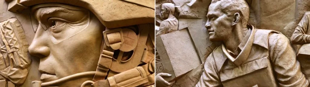Closeups Iraq Afghan War Memorial