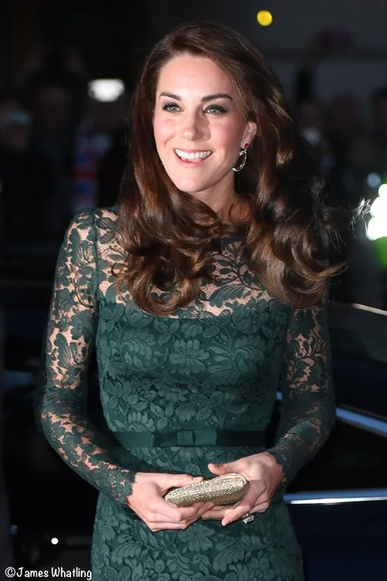 Kate Middleton lace gown portrait gallery