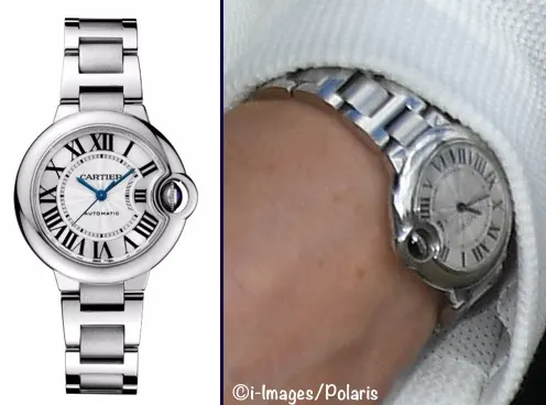 Kate Middleton Duchess Cambridge Cartier wrist watch Ballon Bleu