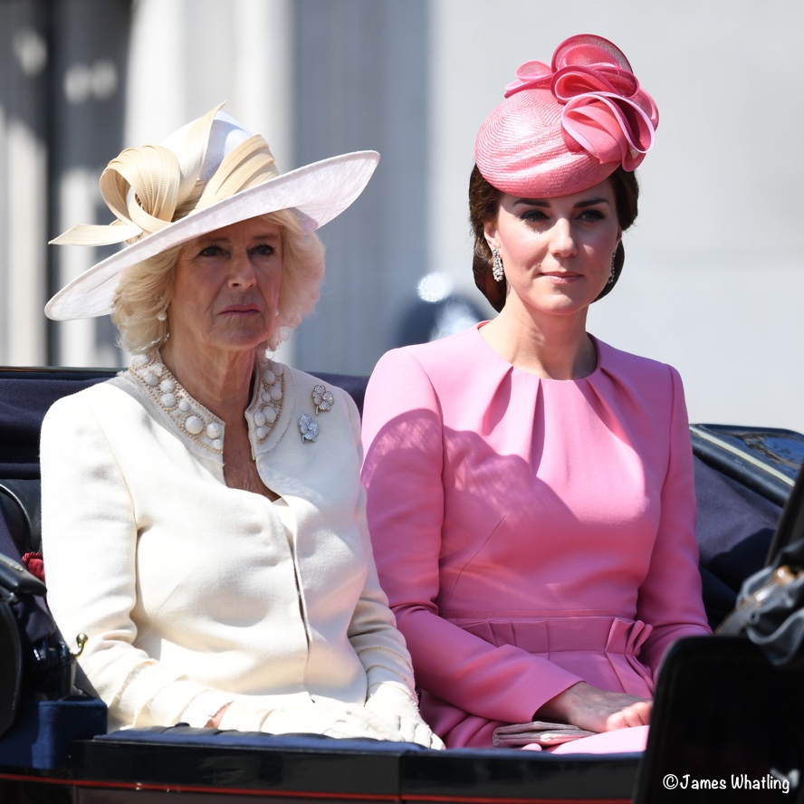 Kate in Hot Pink McQueen & the Children Charm at Trooping the Colour ...