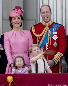 Kate in Hot Pink McQueen & the Children Charm at Trooping the Colour ...