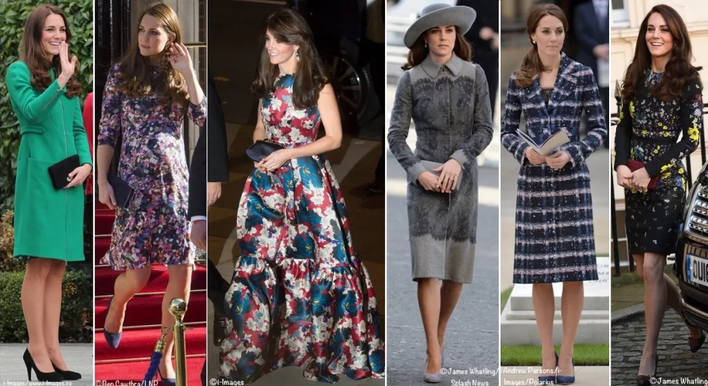 Kate Middleton Duchess Cambridge wearing Erdem Dresses Coats